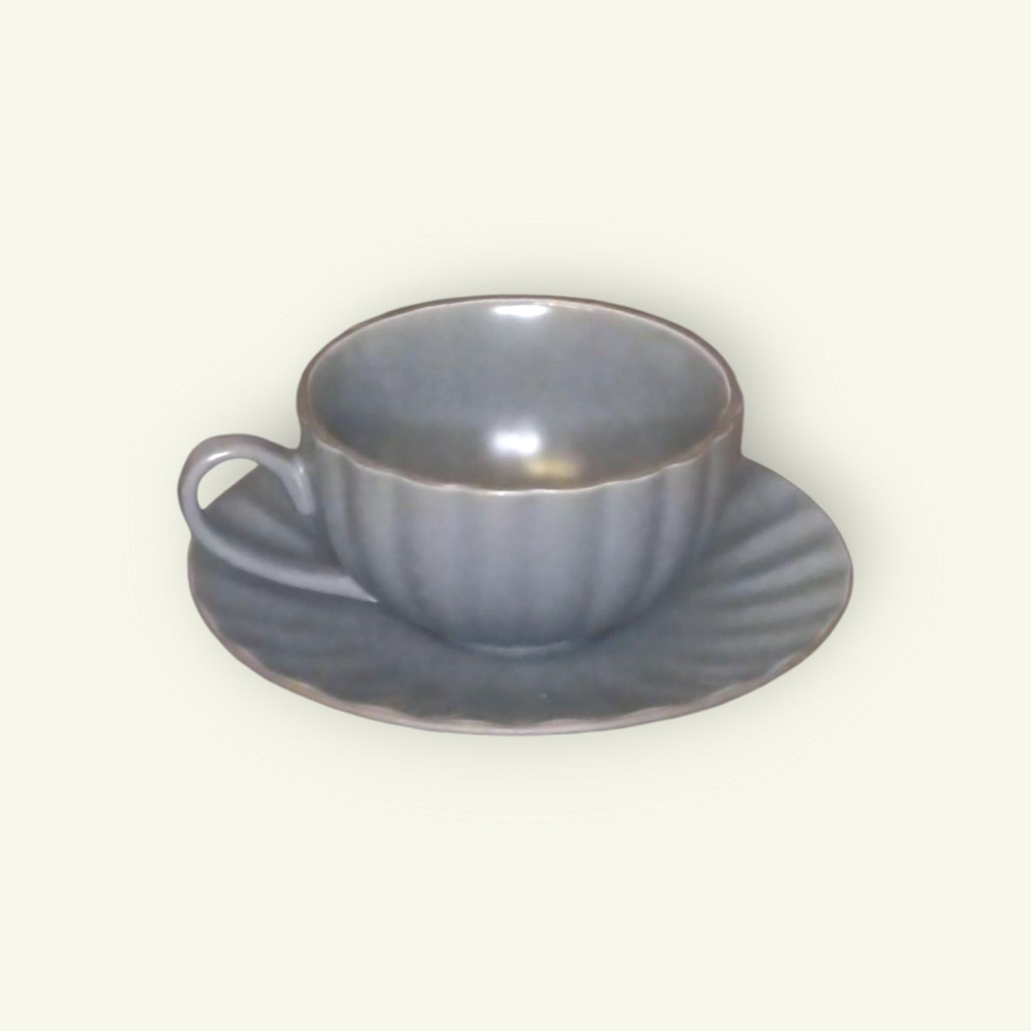 Grey Cermanic Teacup